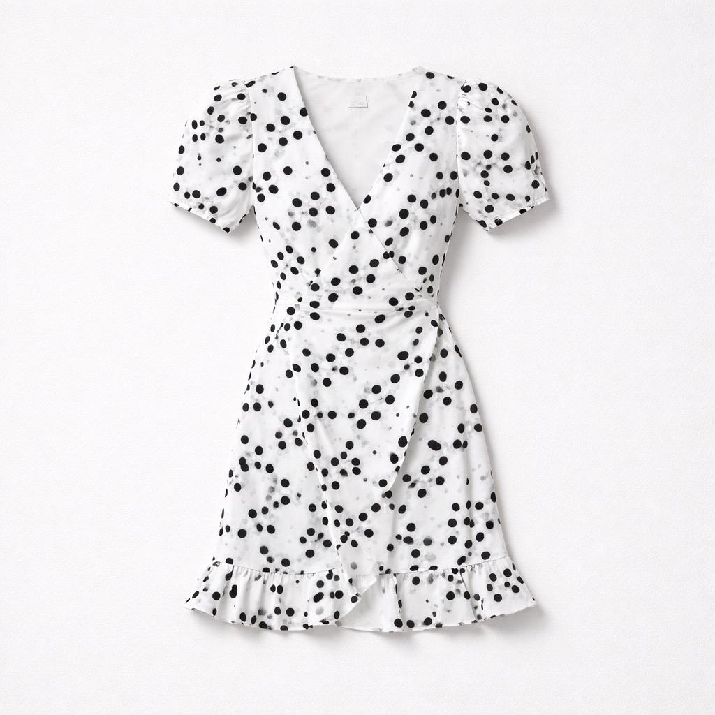 Kleid "Krisy" gepunktet