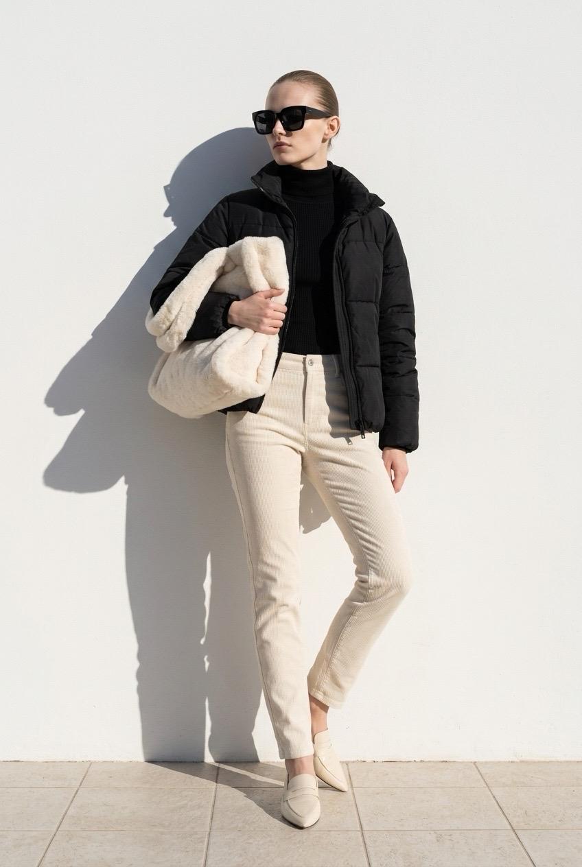 Kuscheliger Shopper Tasche - Offwhite