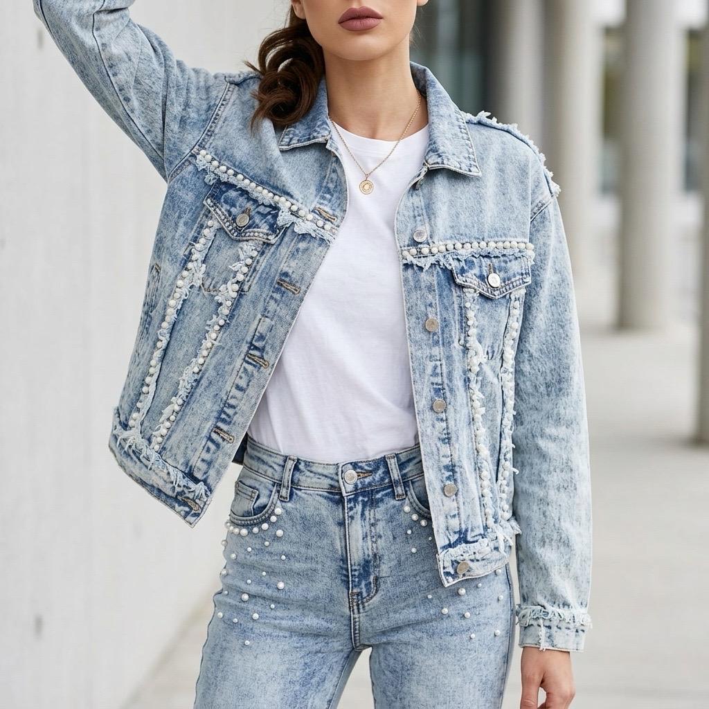 Oversize Jeansjacke