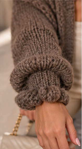 Cardigan "May" mit Rüschen Ärmeln