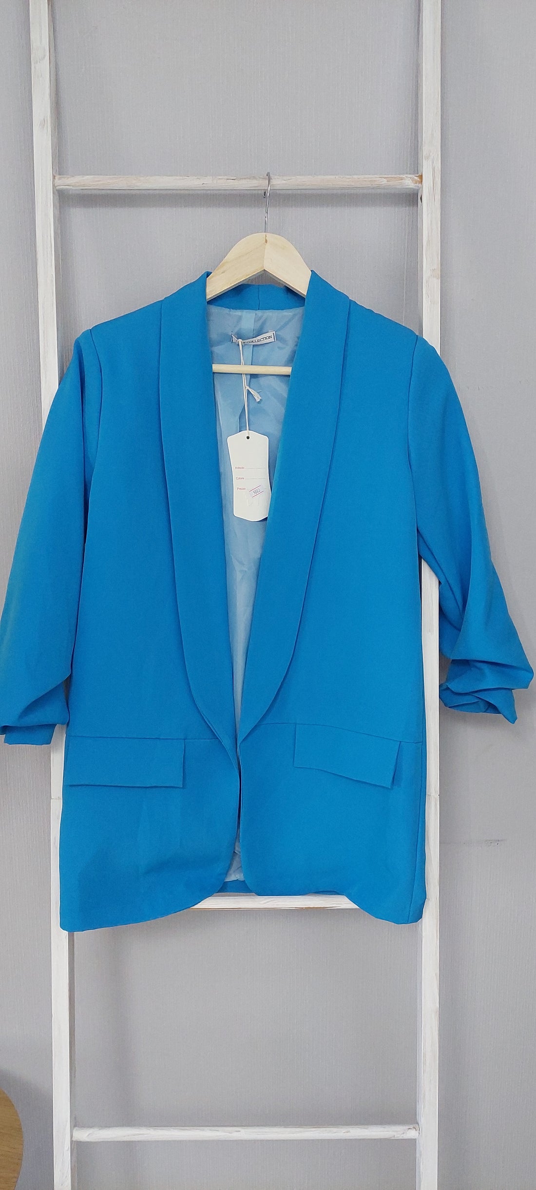 Blazer mit Raffung am Arm 3Farben