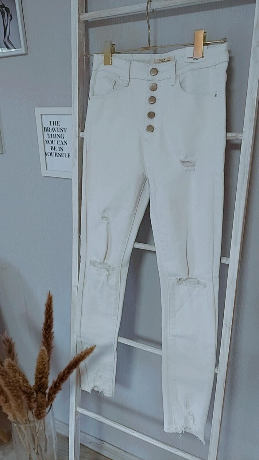 Hight waist Jeans "pearl"