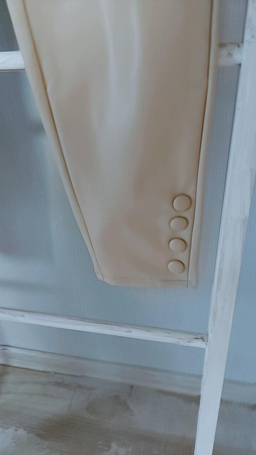 Lederimitat Hose beige