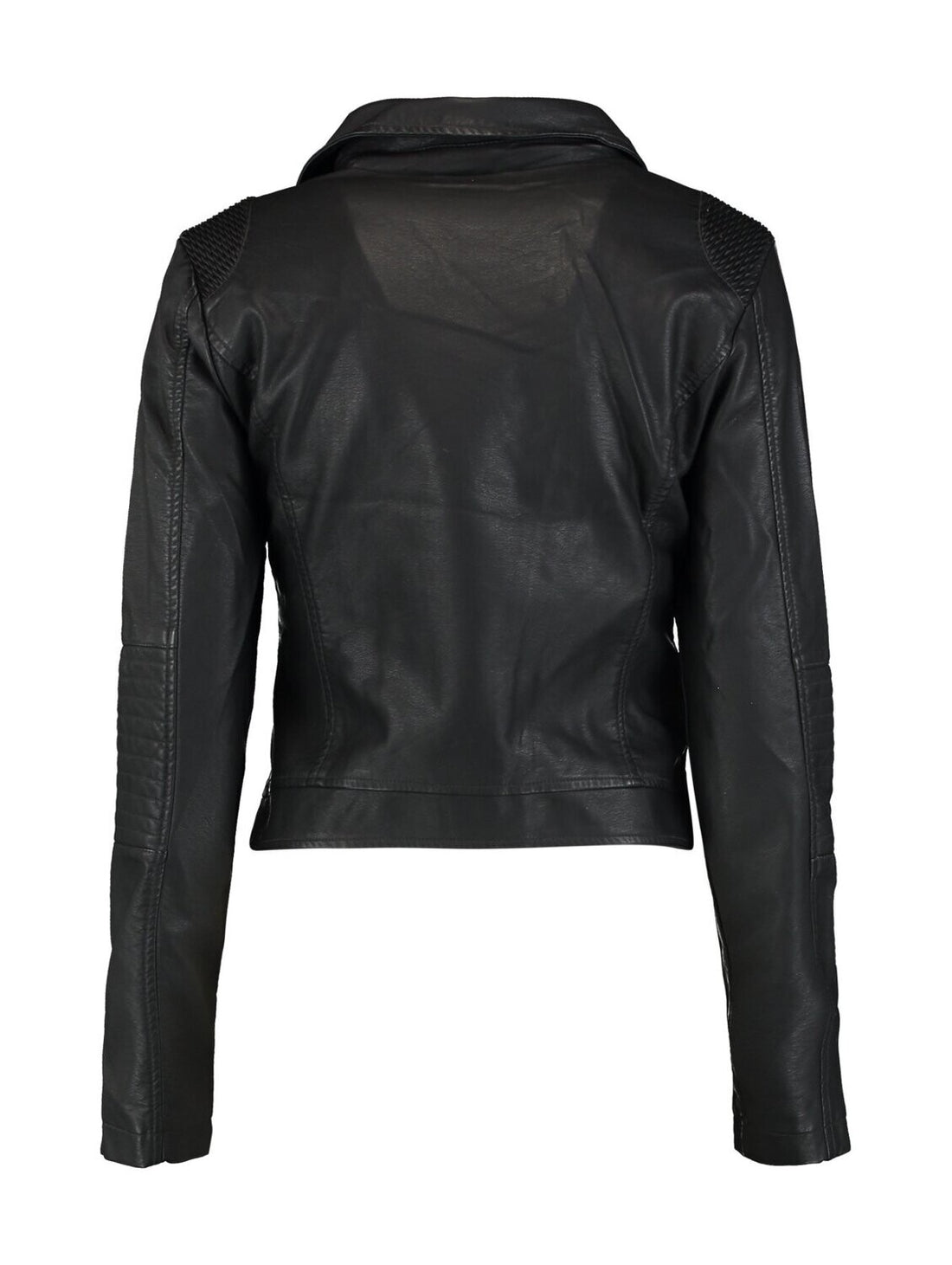 Lederimitat Jacke Black