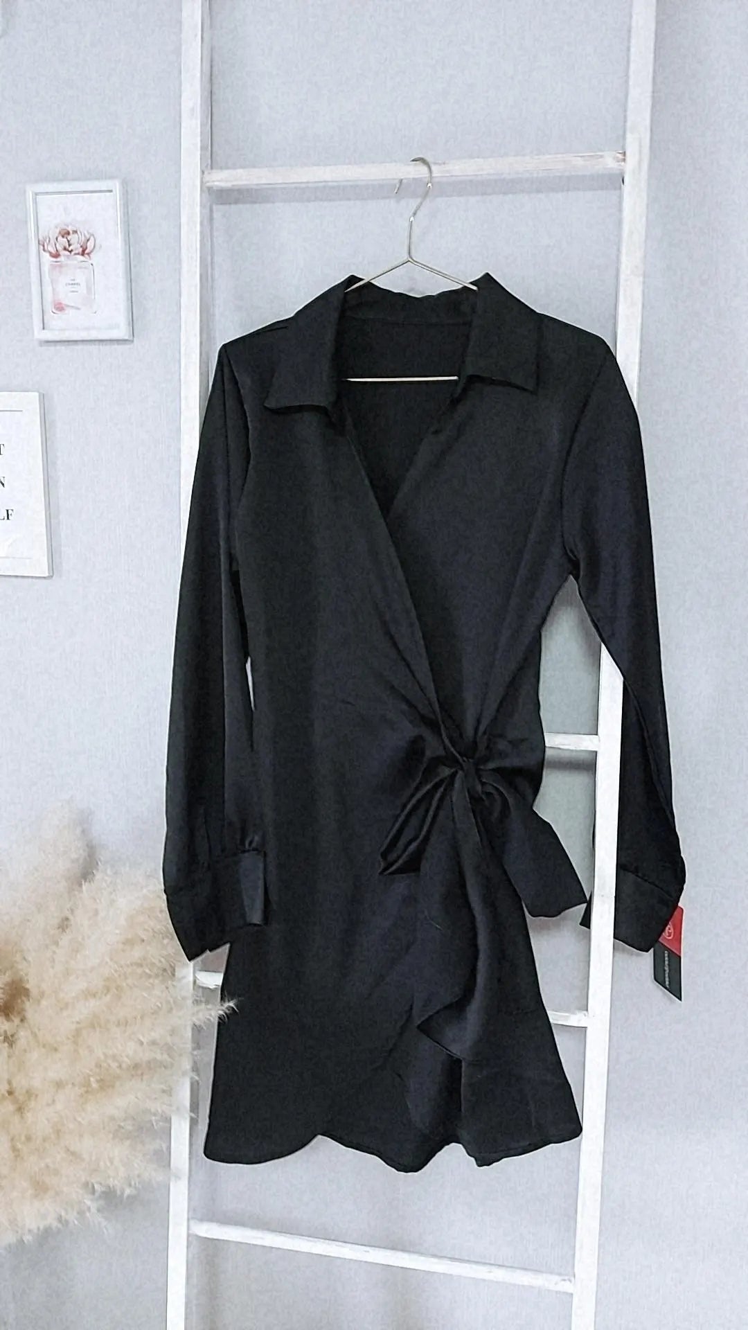 Satin Kleid in 5Farben