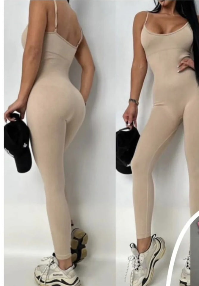 Shape Overall Einteiler - Grey / Beige